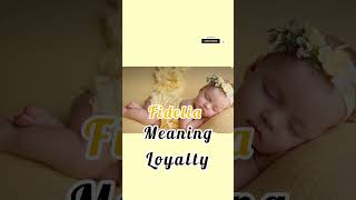 Christian baby girl name with meaning babygirlnames [upl. by Juakn]