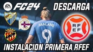 PRIMERA RFEF EN FC24 EL PRIMER GRAN MOD DEL FC TUTORIAL  DESCARGA [upl. by Lilias]