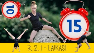 3 2 1  Laikas  Mankšta vaikams [upl. by Averat]