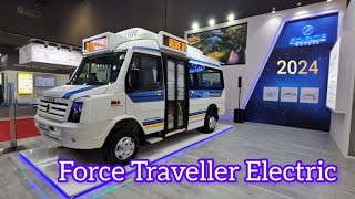 Force Traveller Electric Super The New Face of Affordable Spacious Family Travel 14 seater taxi 2024 [upl. by Prosper350]