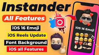 instander full tutorial 😍 iOS Instagram on android instendar new update 😱 instagramtips [upl. by Htrahddis]