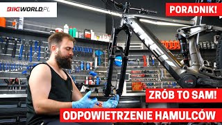 Jak odpowietrzyć hamulce hydrauliczne w rowerze [upl. by Ramunni]