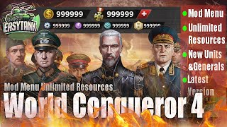 World Conqueror 4 Mod Apk  Mod Menu  Latest Version  Unlimited Resources [upl. by Tamra]