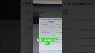 How yo fix virtual machine EFI Network Time Out [upl. by Mani]