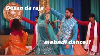 Desan da raja  MehndiWedding dance  Neha Khawaja [upl. by Yellac129]