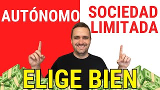 💭 Autónomo o Sociedad Limitada en 2024 ✅ ¿Qué es mejor ¿Qué elegir VENTAJAS E INCONVENIENTES [upl. by Ssepmet877]