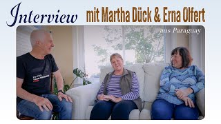 Interview mit Martha Dück und Erna Olfert aus Paraguay [upl. by Gib284]