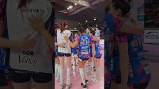 NOVARA CONVINCE 30 A BERGAMO 💖 seriea1 volleyball pallavolo ilovevolley [upl. by Melony501]