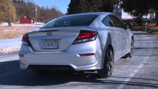 2014 Honda Civic Coupe  TestDrive Nowcom Review by Auto Critic Steve Hammes [upl. by Brendon]