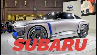 4K Subaru shows EV concept vehicles in Tokyo Mobility Show スバルの2ドアクーペBEV『スポーツモビリティ コンセプト』 [upl. by Etyam842]