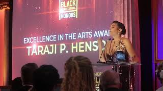 Taraji P Henson accepting Excellence in the Arts Award at American Black Film Festival Honors [upl. by Akinod]