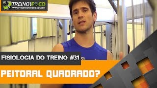 Fisiologia do Treino 31  Como deixar o peitoral quadrado [upl. by Siradal]