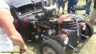 Propane Powered Rat Rod at Billetproof 2015 [upl. by Acillegna500]