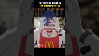 🚨EMERGENCY ALERT IN 🇺🇸🇰🇷 BE LIKE countryhumans xane [upl. by Musa]