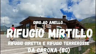 R79 Rifugio Mirtillo 1979m da Carona BG [upl. by Aisereht]