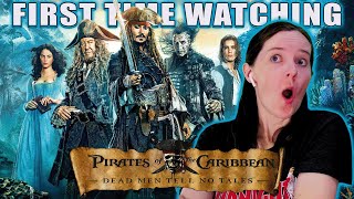 Pirates of the Caribbean Dead Men Tell No Tales  Movie Reaction  First Time Watch  We Got Chills [upl. by Atrice]