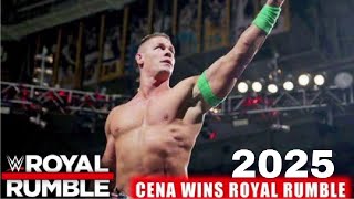 😱John Cena Returns amp Wins 17th Champion Soon johncena romanreigns wwe royalrumble [upl. by Otxilac]