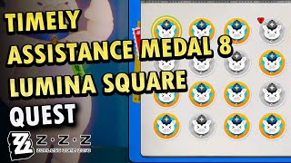 Timely Assistance Medal 8  Lumina Square Zenless Zone Zero  ZZZ [upl. by Bannerman]