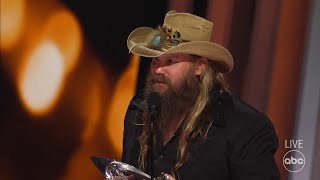 Chris Stapleton Accepts the 2021 CMA Award for Single of the Year  The CMA Awards [upl. by Ennad221]