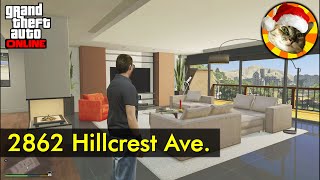 2862 Hillcrest Avenue house tour  GTA Online [upl. by Werdnaed846]