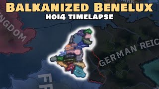 What if The Benelux Balkanized  HOI4 Timelapse [upl. by Settle765]