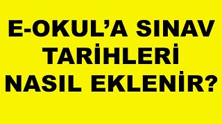 EOKULA SINAV TARİHİ NASIL GİRİLİR [upl. by Ailssa]