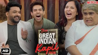 The Great Indian Kapil Show Full Episode With Kapil Sharma Kartik Aaryan amp Mala Tiwari I Review [upl. by Fabi]