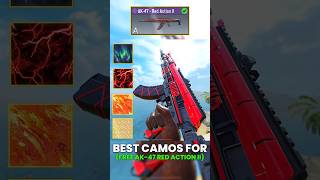 Best Camos for Free AK47 Red Action 2 in CODM [upl. by Hogen809]