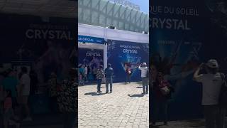 Cirque du Soleil crystal 🧊♥️ crystal cirquedusoleil minivlog santiagodechile fypシ゚viral [upl. by Fabriane]