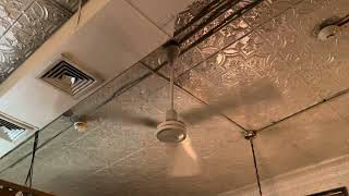 EmersonFasco Industrial Ceiling Fan 56” At CafeRestaurant Greatest Hits Remake [upl. by Einahpts]