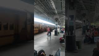 Pathankot express at Beas railway station railways traintravel publictransport indianrailways [upl. by Ecyor]