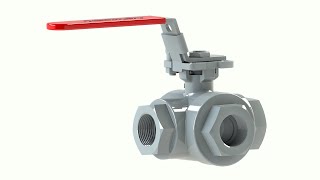 Valworx Stainless 3way LPort Ball Valves [upl. by Bennett]