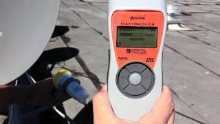 MaxTracker OTM900 FTA Hispasat 30W Satellite Meter [upl. by O'Gowan541]