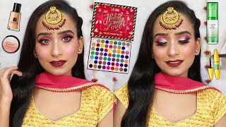 HD Wedding Guest Makeup Look  Using SFR Hated With Love Eyeshadow Palette  Affordable Makeup Look [upl. by Eoj]