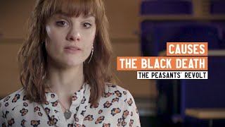 What Caused the Peasants Revolt  Part 1 The Black Death  2 Minute History [upl. by Minta]