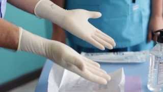 How to Don Sterile Gloves [upl. by Joyce]