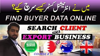 how to find customers for export business  Search international Customer online [upl. by Seitz475]