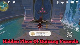 HOW TO UNLOCK HIDDEN PALACE OF GUIZANG FORMULA GENSHIN IMPACT [upl. by Eceinart]