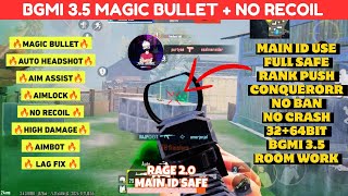 BGMI 35🔥MAGIC BULLET TRACKING AUTOHEADSHO CONFIG FILE  HIGH DAMAGE AIMBOT CONFIG BGMIGLKR 35 [upl. by Sil160]