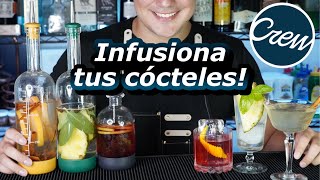 🍹 Como hacer INFUSION y MACERACION para cocteles [upl. by Shelburne782]