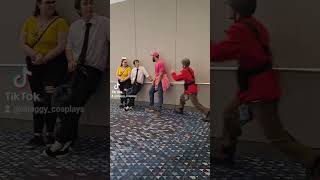 Tf2 soldier stealing hats at cons tf2 tf2cosplay cosplay atlcomicconvention teamfortress2 [upl. by Eiroc678]