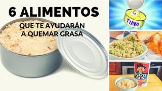 6 Alimentos quema grasa que te ayudarán a perder peso rápido [upl. by Nailil]