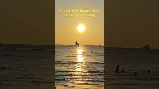 Nov 23 2024 Boracay Now Paraw Sunset Sailing [upl. by Anniala542]