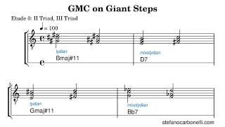 Generic Modality Compression on Giant Steps Etude 040 [upl. by Ila]