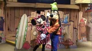 Goofy and Minnie Disney Visa Meet and Greet at Epcot Walt Disney World [upl. by Sitto439]