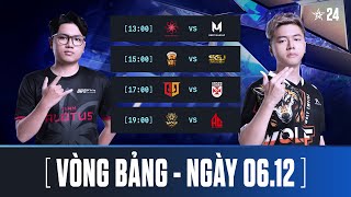 🏆UM vs TAL  3BL vs SGJ  Q9 vs SV  AG vs WOF  VÒNG BẢNG CFS 2024 GRAND FINALS  NGÀY 6122024 [upl. by Arba]