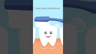 Brush Brush Brush Your Teeth  Fun Kids Song for Healthy Smiles kidssong kidsvideo fun [upl. by Marylin241]