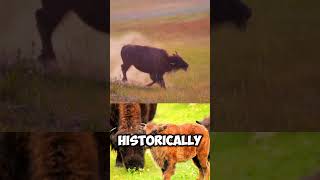 Unknown Facts about The American Bison  Animals Facts  Wildlife Wonders trend shorts viral [upl. by Latterll254]