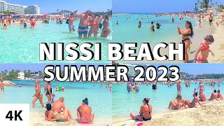 NISSI BEACH Summer 2023 Ayia Napa Cyprus [upl. by Bettzel]