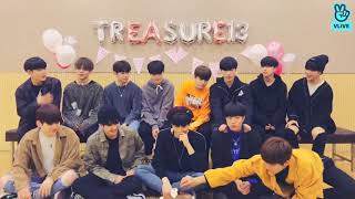 TREASURE 13  SURPRISE LIVE ON VLIVE 200219 [upl. by Cirre]